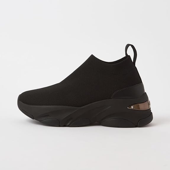 Amazon | [ダイアナ] プラス スニーカー 黒 ブラック 23.0cm