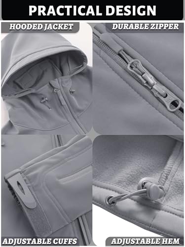 image for TACVASEN Winter Coats For Men's Fleece Special Ops Military Snowboard 