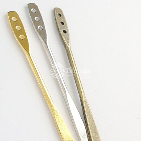 Amazon Craft Tamago 10本 かんざしパーツ モチーフを固定できるホール付き ゴールド アクセサリーパーツ 通販