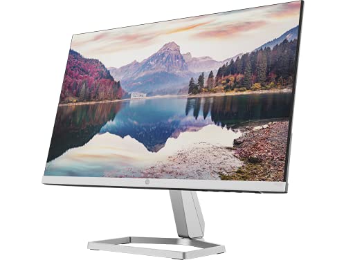 Image of HP 22 1080P FreeSync Monitor, 22 inch IPS Anti-Glare (1920x1080) Display | Bundle with Docztorm Dock, VGA, HDMI, Adjustable Tilt, Ideal for Home & Business, Black & Silver 2 Pack