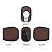 Silicone Skins Cover Protective Skin for Arlo Pro, Arlo Pro 2 Smart Security Wire-Free Cameras 3 Pack (Dark Brown)