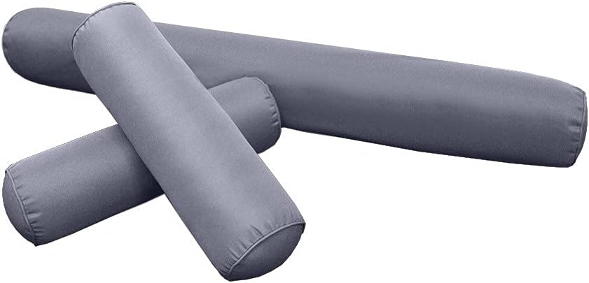Style6 Crib Outdoor Daybed Mattress Bolster Piped Trim Insert and Cover Complete Set - AD001