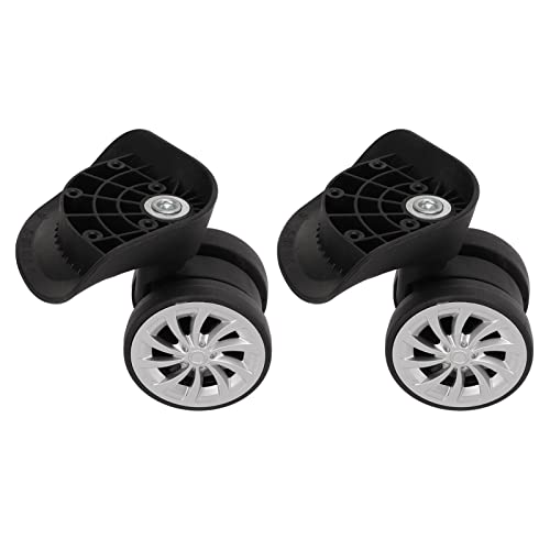 1 Pair Luggage Suitcase Wheels, Luggage Wheels Replacement for Suitcase Nylon Tourister Wheels Travel Wheels Trunk Wheels Replacement Parts Roller for Luggage Suitcase Trolley