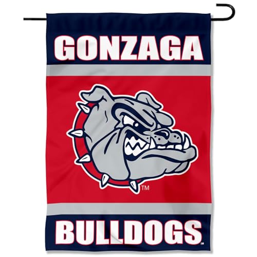 Gonzaga Bulldogs Wordmark Logo Garden Banner Flag
