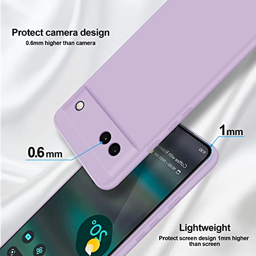 GiiYoon Case Compatible with Google Pixel 6A, Silky-Soft Touch Full-Body Protective Phone Silicone Case - Image 3