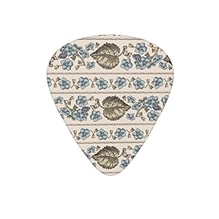 Lot de 12 médiators de guitare vintage en forme de feuilles et de feuilles pour guitare électrique, basse acoustique, cadeau avec boîte - Les Beatles, Paul McCartney, John Lennon, RIngo Starr, George Harrison