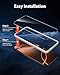 Mkeke Screen Protector for iPhone 16 Pro, 3 Pack Tempered Glass [9H Hardness] [Military-Grade Drop Protection] [Sensitive Touch] [Easy Installation Frame] [HD Clear] for 6.3 inch