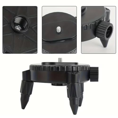 Adaptador de trípode con microajuste base giratoria 360 y soporte de ajuste 5