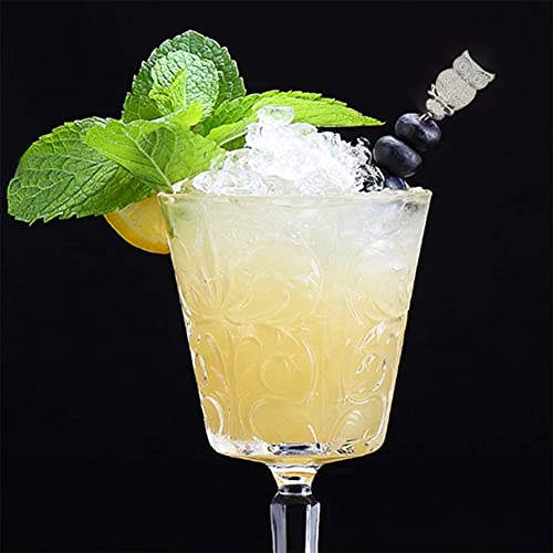 Llhdkf 10 Pcs Stainless Steel Martini Picks Cocktail Picks Martini Sticks Reusable Garnish Skewer Party Decorative Toothpicks For Drinks Appetizers Olives Fruits Barbecue Snacks (Rose Gold) #TOP5