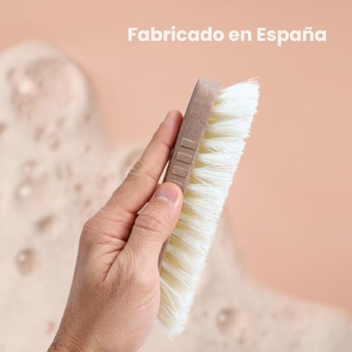 Miniatura 7 de Vigar - Cepillo Multifuncional - Cerdas Duras Y Resistentes - 12 X 6 X 4 Cm - Fabricado En España Con Materiales Reciclados - Diseño Plano Ergonómico - En Marrón