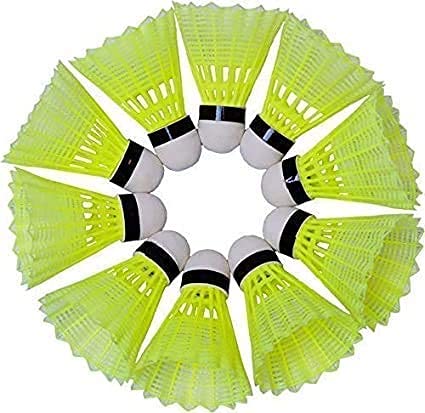 Forgesy Nylon Badminton Shuttlecocks (Yellow) (10 in 1)-picture-29