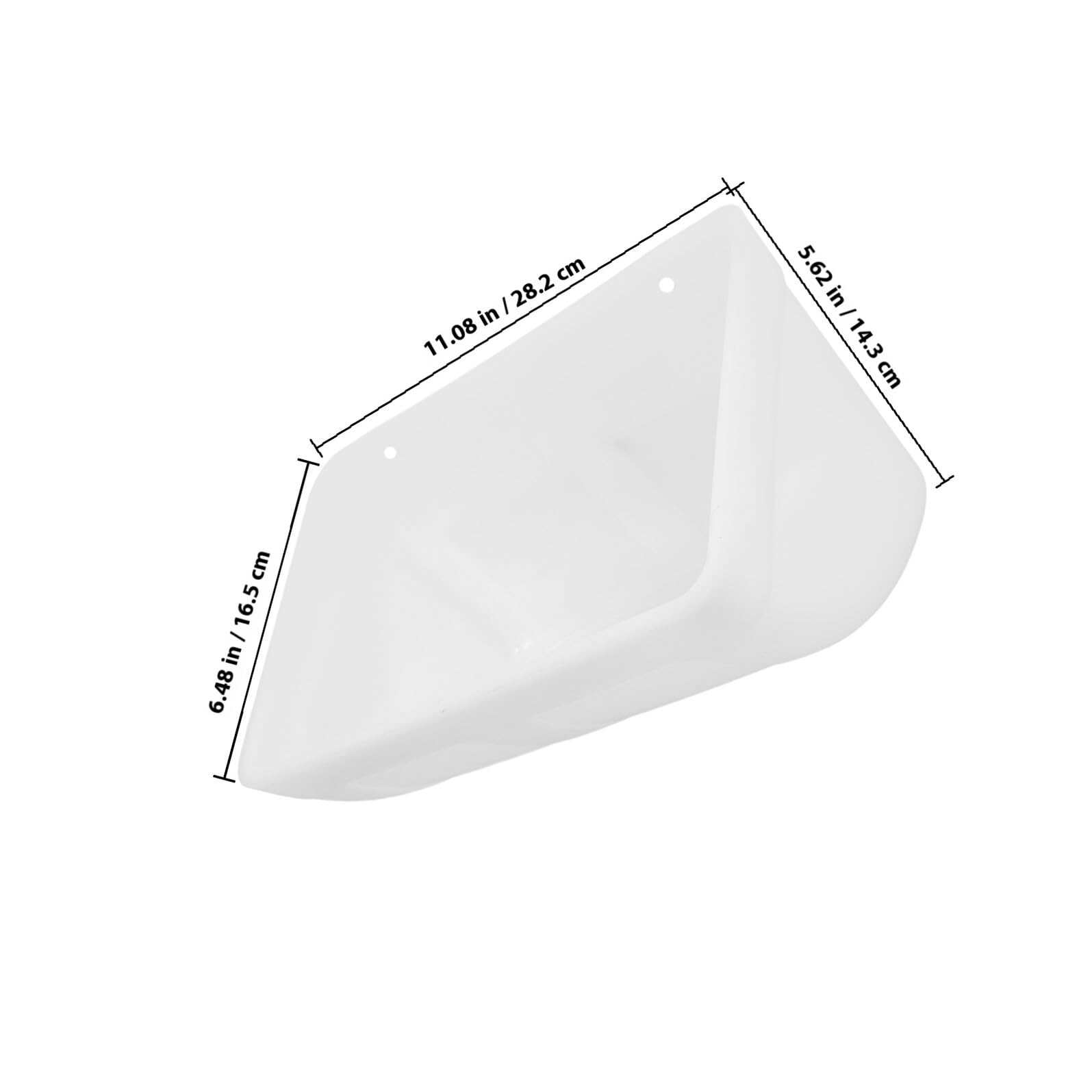 VALICLUD Lot de 2 Sets de Mangeoires à Poulets en Plastique Blanc Grosse Capacité à Suspendre pour Poulailler Récipient d'alimentation Polyvalent pour Volailles Chèvres et Animaux de