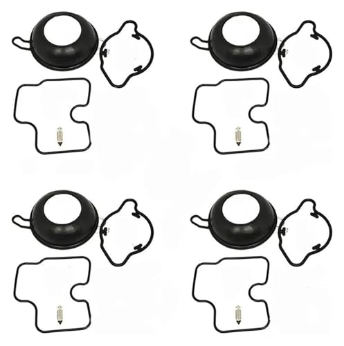 Kits Reparación Carburador Para CBR600F4 CBR 600 F4 1999 2000 Junta De Motocicleta Válvula De Flotador Aguja Diafragma Junta Tórica Kit De Reparación De Carburador