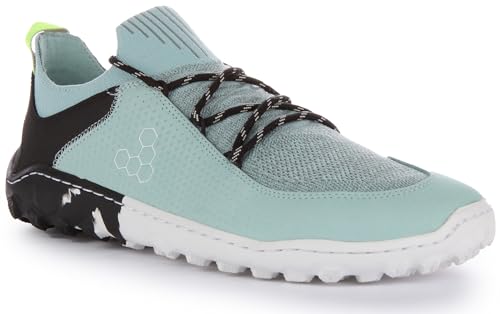 Image of Vivobarefoot Magna Forest ESG, Womens Leather And Wool Hiking Trainers With Barefoot Sole
