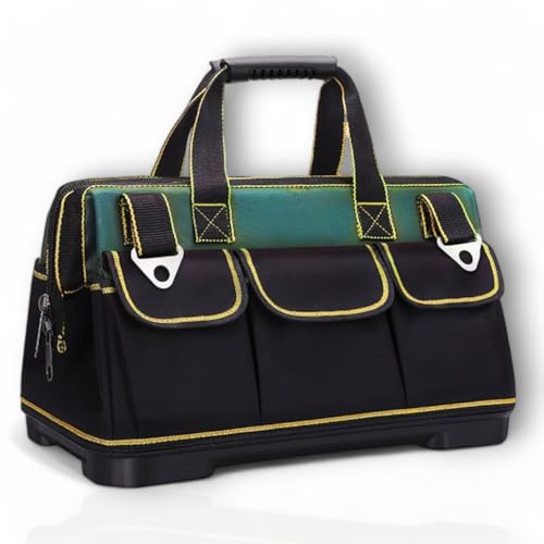 Bolsa de Ferramentas Profissional com Múltiplos Bolsos e Alças Reforçadas para Transporte (Estrutua