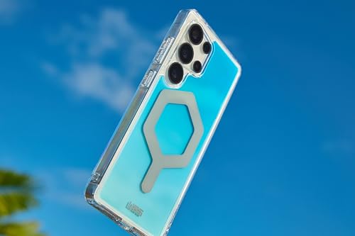 Image of URBAN ARMOR GEAR UAG Designed for Samsung Galaxy S25 Ultra Case 6.9 inch Plyo Pro - Compatible with Magnetic Charging Translucent Rugged Military Drop Tested Protective Cover, Blue Ombre