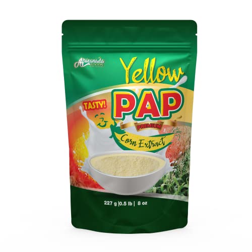 Africanada Yellow Pap Powder | Ogi | Fermented Corn Powder | Authentic Nigerian Flavour | 227g