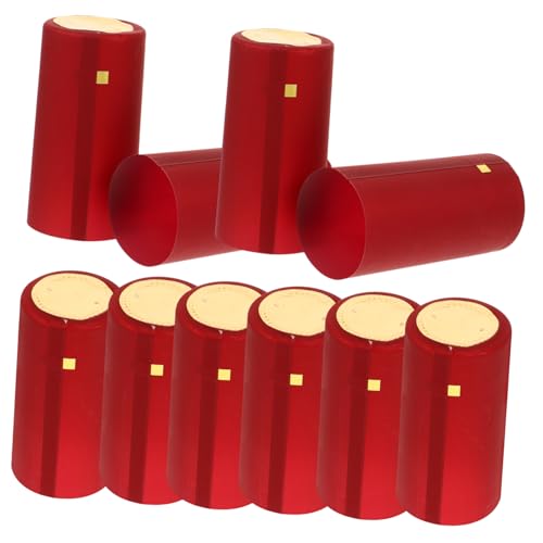 Alipis 100pcs Wine Heat Shrink Capsules Easy to Use Sealing Wraps for Wine Bottles Safe Material Look Height