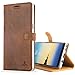 Snakehive Samsung Galaxy Note 8 Case, Genuine Leather Wallet with Viewing Stand and Card Slots, Flip Cover Gift Boxed and Handmade in Europe for Samsung Galaxy Note 8 - Brown