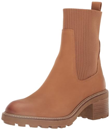 Bottines Kiley en cuir de chameau premium par Steve Madden en taille 38