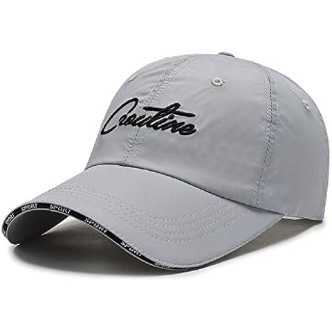 VoilaLove Quick Dry Sports Hat Lightweight Outdoor UV Protection Sun Hats for Men Women Golf Cycling Running Fishing with Adjustable Dad Hat (C-Light Grey) Cover