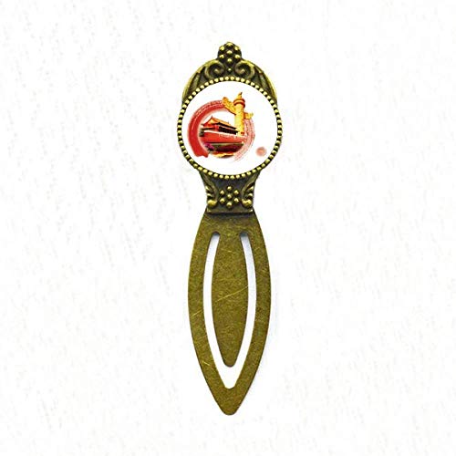 Marque-page rond Tiananmen Huabiao idée cadeau rétro pour lecteur