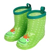 ENEN Rain Boots for Kids Girls and Boy, Rain Boots Toddler 1-9yrs Unisex Children Wellies Waterproof Non-Slip Rubber Gripped Sole for Spring Summer, School, Outdoors