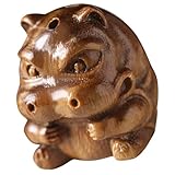 Sculptures décoratives pour la maison : cet ornement est idéal pour le bricolage et peut servir à créer des porte-clés, des pendentifs pour sacs, etc. figurines d'animaux en bois