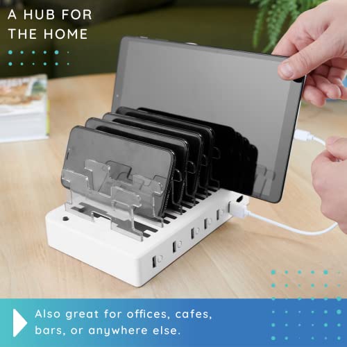 Hercules Tuff Charging Station for Multiple Devices 6 USB Fast Ports