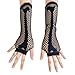 Ouxuefen Stretchable Mesh Arm Covers Soft Spandex Fabric Women's Long Gloves Costume Accessory For Carnivals Theme Party Fashion Arm Sleeves