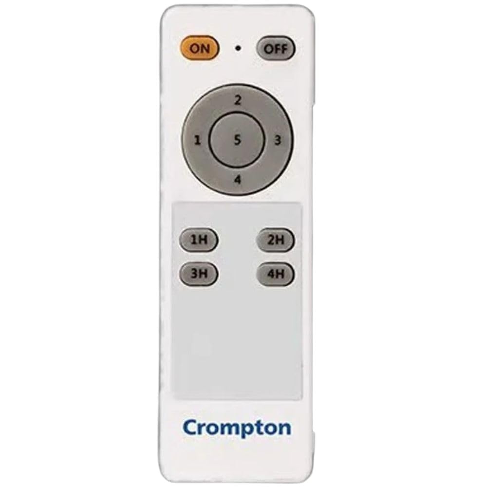 HITORE Remote Control Compatible for Crompton ENERGION CROMAIR BLDC Ceiling Fan - Please Match The Image with Your Old Remote Before Placing The Order (Crompton White)-image-23