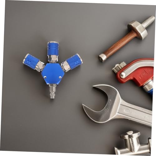 Conector rápido de aluminio PRETYZOOM divisor de aire para evitar caídas presión 3