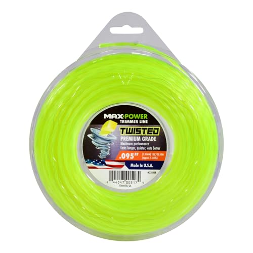 Maxpower 338808 Premium Twisted Trimmer Line .095-Inch Twisted Trimmer Line 100-Foot Length Deal