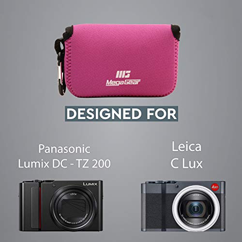 Funda para cámara MegaGear Panasonic Lumix DC-ZS200 Hot Pink miniatura 6