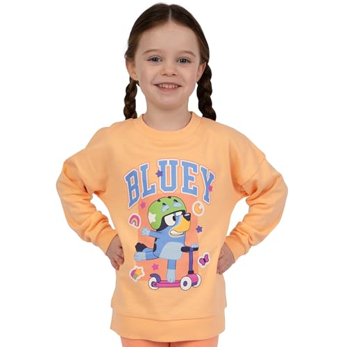 Image of Bluey Outfit | Girls' Clothing Sets | Girls Shorts And Sweatshirt | Kids Sweaters