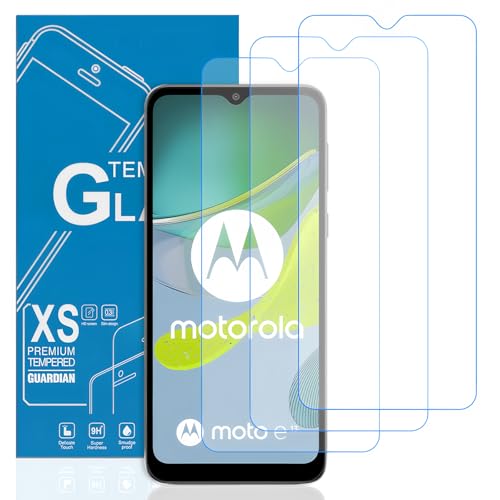 Image of Totill Tempered Glass for Motorola Moto E13 Screen Protector, [3 pack] [Easy install] [Case Friendly] [Crystal Clarity] Comfortable Round Edge, Shockproof Scratchproof oilproof Screen Protectors