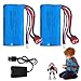 Produktbild HOVCEH 2 Pcs 7.4 V Li-ion Battery, Rechargeable Lithium Lonen Batterien, 7.4V 3000-mAh Lithium-Ionen Akku, Li-Ionen-Akku für RC Fahrzeuge,Panzer,Auto,Roboter,Stunt Car