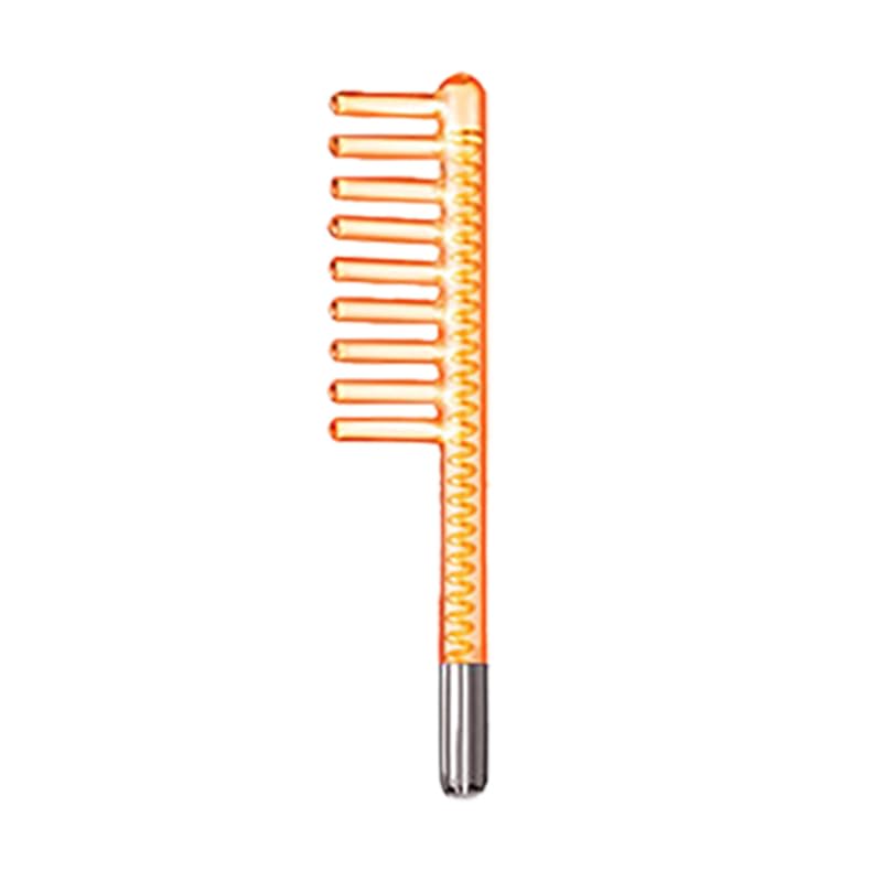 Electrode Wand Glass Tube Handheld Spare Parts for Hi Frequency Comb Tube (red)