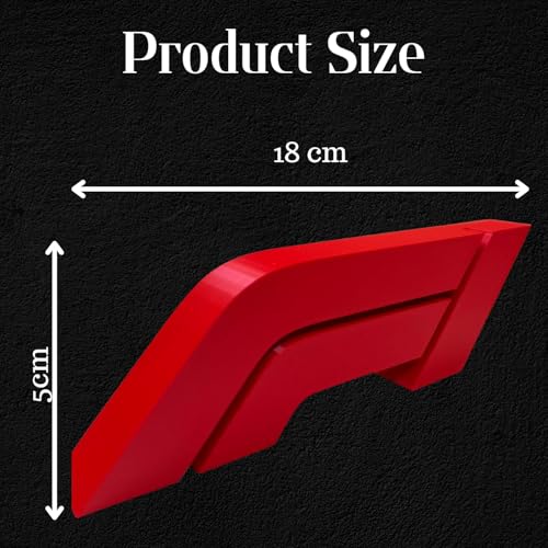 Image of Formula1 Logo Display - F1 Desk /Wall decor for Car Lovers | Stylish Red & Black Motorsport Decor Gif