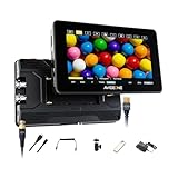 AVIDEONE 5.5'' DSLR Camera Field Monitor with 2000Nits Ultra Brightness Touchscreen 4K HDMI 3G-SDI 1920x1080 Video Monitor with 3D-LUT HDR Waveform Vector Scope Histogram