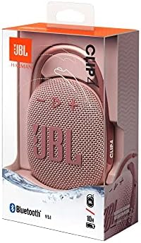JBL Clip 4 - Portable Mini Bluetooth Speaker, Big Audio and Punchy bass, Integrated Carabiner, IP67 Waterproof and dustproof, 10 Hours of Playtime, Speaker for Home, Outdoor and Travel - (Pink)