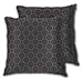 SAIAOS Copri Cuscini,Nido d'ape geometrico con un'illustrazione 3d di geometria isometrica di colore grigio,Pezzi Copricuscini Divano Decorativi Casa Soggiorno Camera da Letto Decorazione,60x60cm