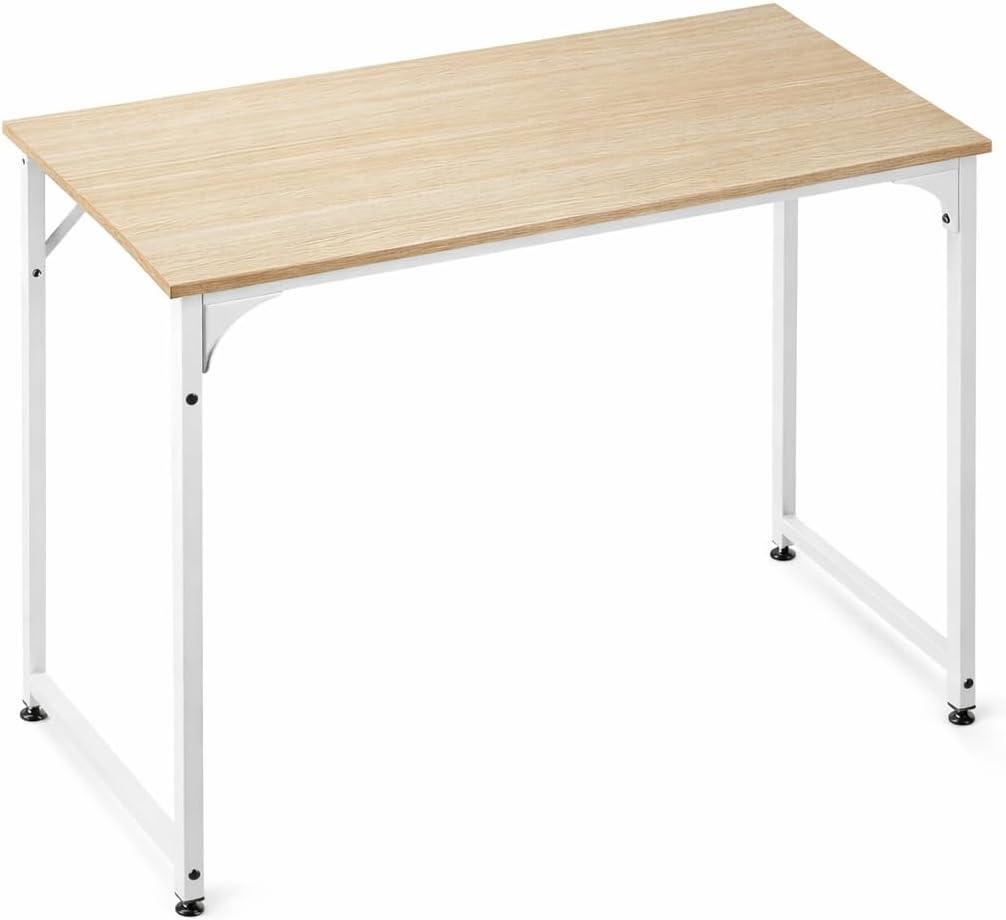 Mesa Escritorio u Oficina 80x40cm para Ordenador | Oficina Hogar Estudio | Estructura Metálica Fuerte | Diseño Moderno Minimalista | Escrito...