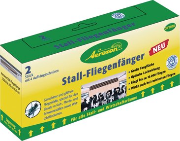 Preisvergleich Produktbild Aeroxon Stall-Fliegenfänger, 8 Packungen je 2 Stück