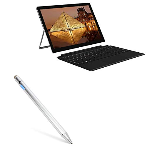 BoxWave Stylus Pen Compatible with Chuwi UBook X - AccuPoint Active Stylus, Electronic Stylus with Ultra Fine Tip - Metallic Silver