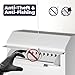 Volcora Key Drop Box with Lock, Drop Slot Depository Safe Box Digital Keypad, Outdoor Waterproof Money Drop Safe for Business, Cash Drop Box, Wall Mount Mailbox, Electronic Programmable Lock, White