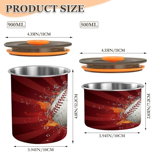 Contenedor Hermético Acero Inoxidable para Café 500ml miniatura 2