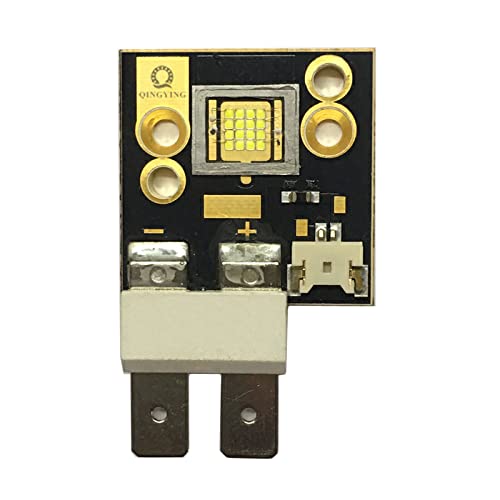 EXMOCIS Chip de luz de escenario LED de alta potencia de 90 W de súper brillo, blanco frío 7500-8000 K para luz de cabeza móvil, lámpara de escenario y DJ profesional,Gris oscuro,90W x 1 piezas