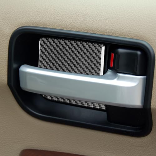 Car Interior AccessoriesInterior Door Bowl StickerCarbon Fiber Trim StickerCompatible with Toyota Tundra 2007 2008 2009 2010 2011 2012 2013