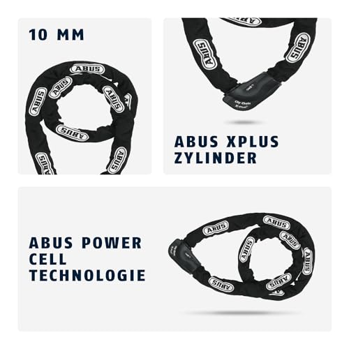 Motorradschloss ABUS CityChain X-Plus 1060/170 Kettenschloss mit Sicherheitslevel 15